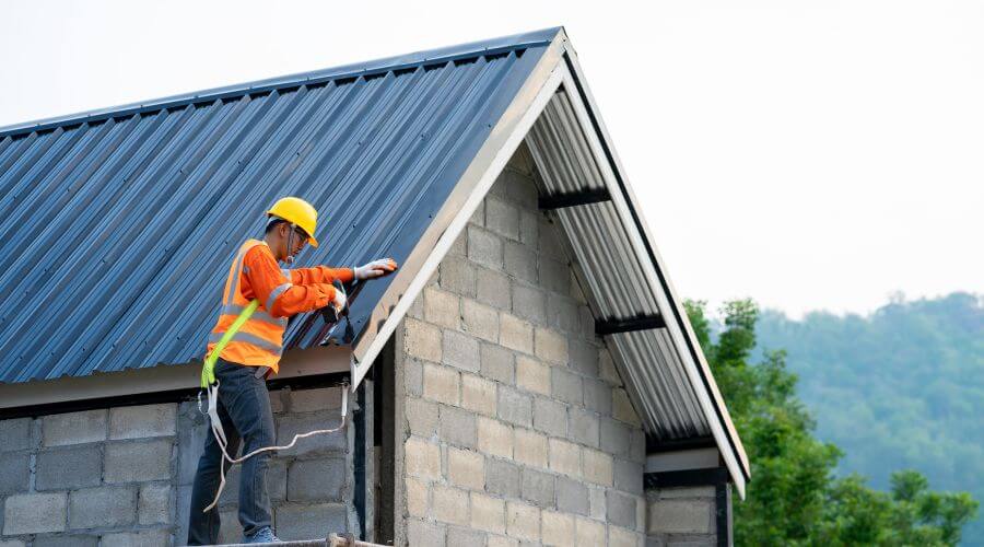 Professional metal roof installation in Babylon, NY